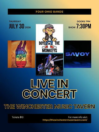 Image: Boyd and The Monkeys, Savoy, Hand + Noise, The Exiled
