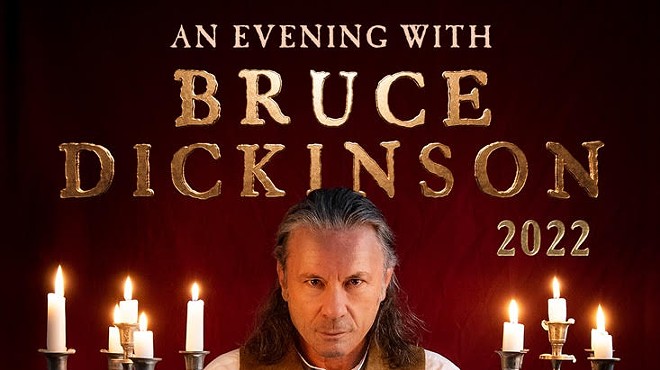 Poster for Bruce Dickinson's upcoming tour.