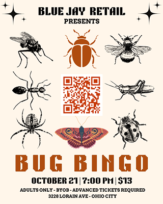 bug bingo flyer
