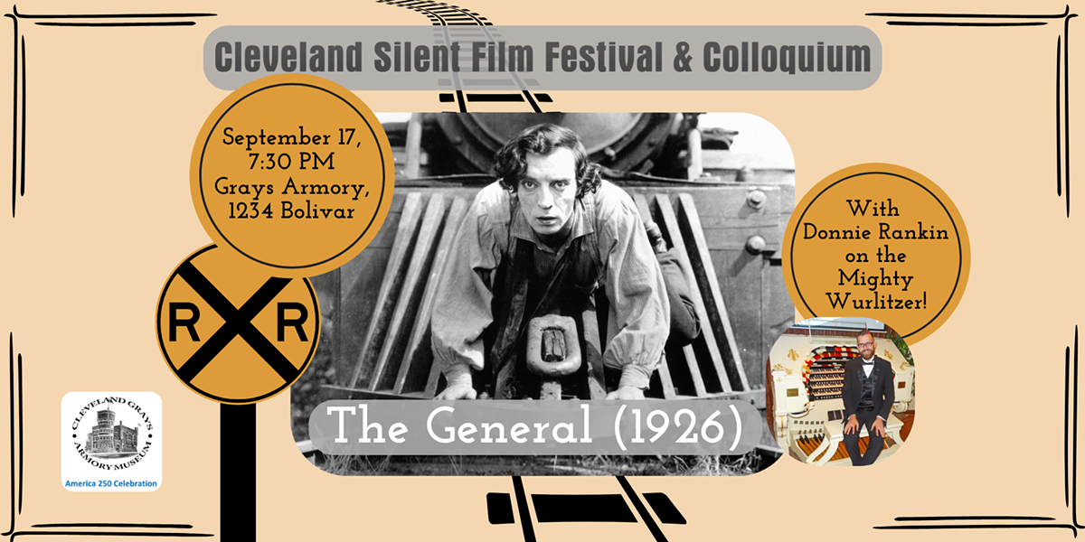 Buster Keaton's The General (1926) with Donnie Rankin, theater organ