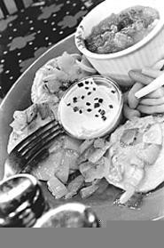 Butter-drenched pierogi with all the fixin's . . . What're - you waiting for? - Walter  Novak
