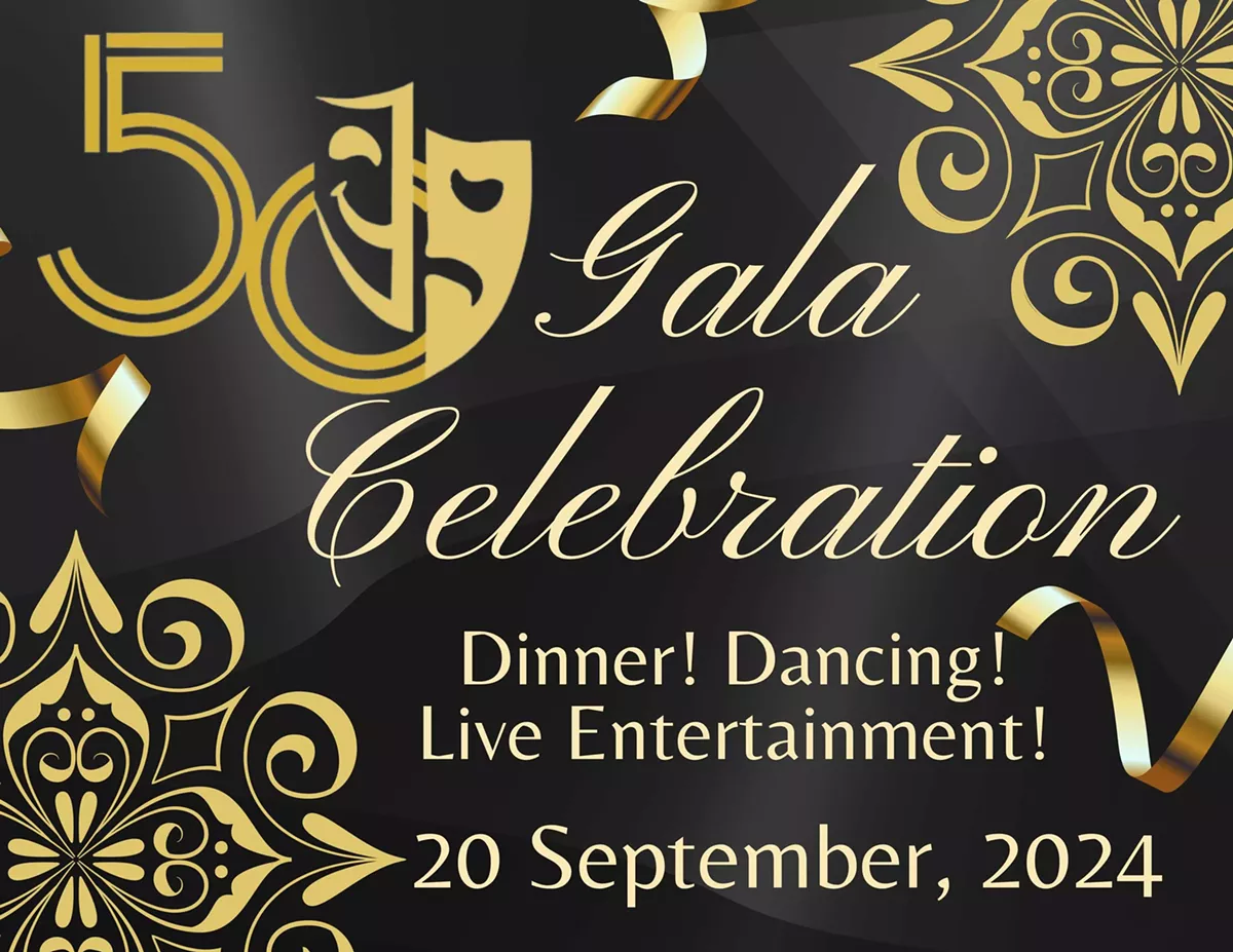 Cassidy Theatre's 50th Anniversary Gala Invitation