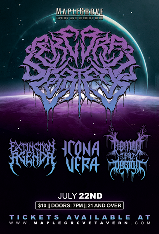 Image: Cerebral Cortex w/ Extinction Agenda/Icon Vera/ Demons By Design