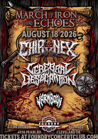 Image: Chironex, Cerebral Desecration, Warmbody