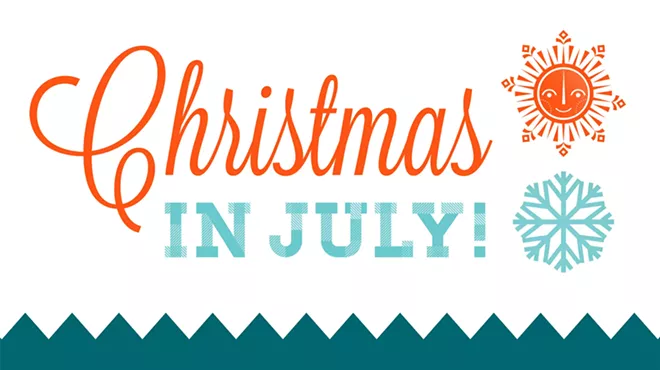 Image: Christmas in July at Shaker Square
