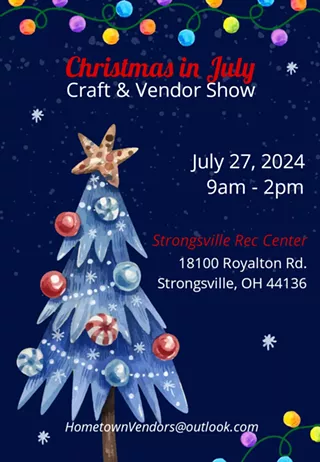 Image: Christmas in July Craft & Vendor Show