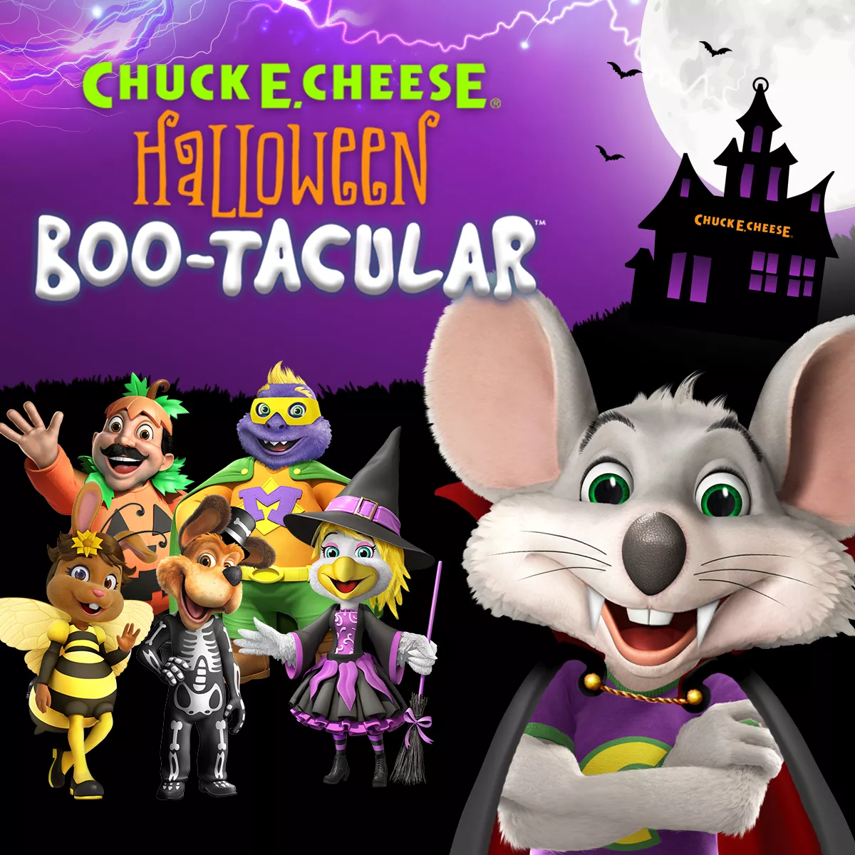 Chuck E. Cheese Halloween Boo-tacular