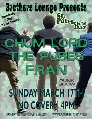 Image: Chum Lord / The Pubes / FRAN at Brothers Lounge!