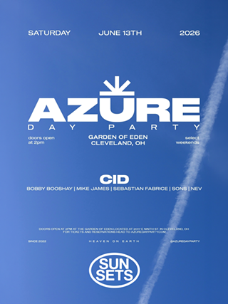 Image: CID at Azure Day Party - presented with SUNSETS