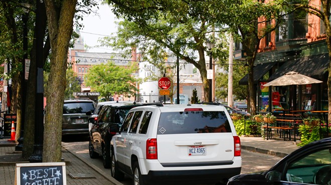 Market Avenue in Ohio City has long been the subject of a political war between those who want to allow cars to occupy it and those who want them gone.