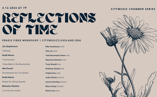CityMusic April Chamber Concert: Reflections of Time