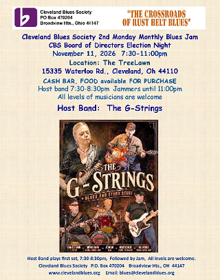 Image: Cleveland Blues Society Monthly Blues Jam
