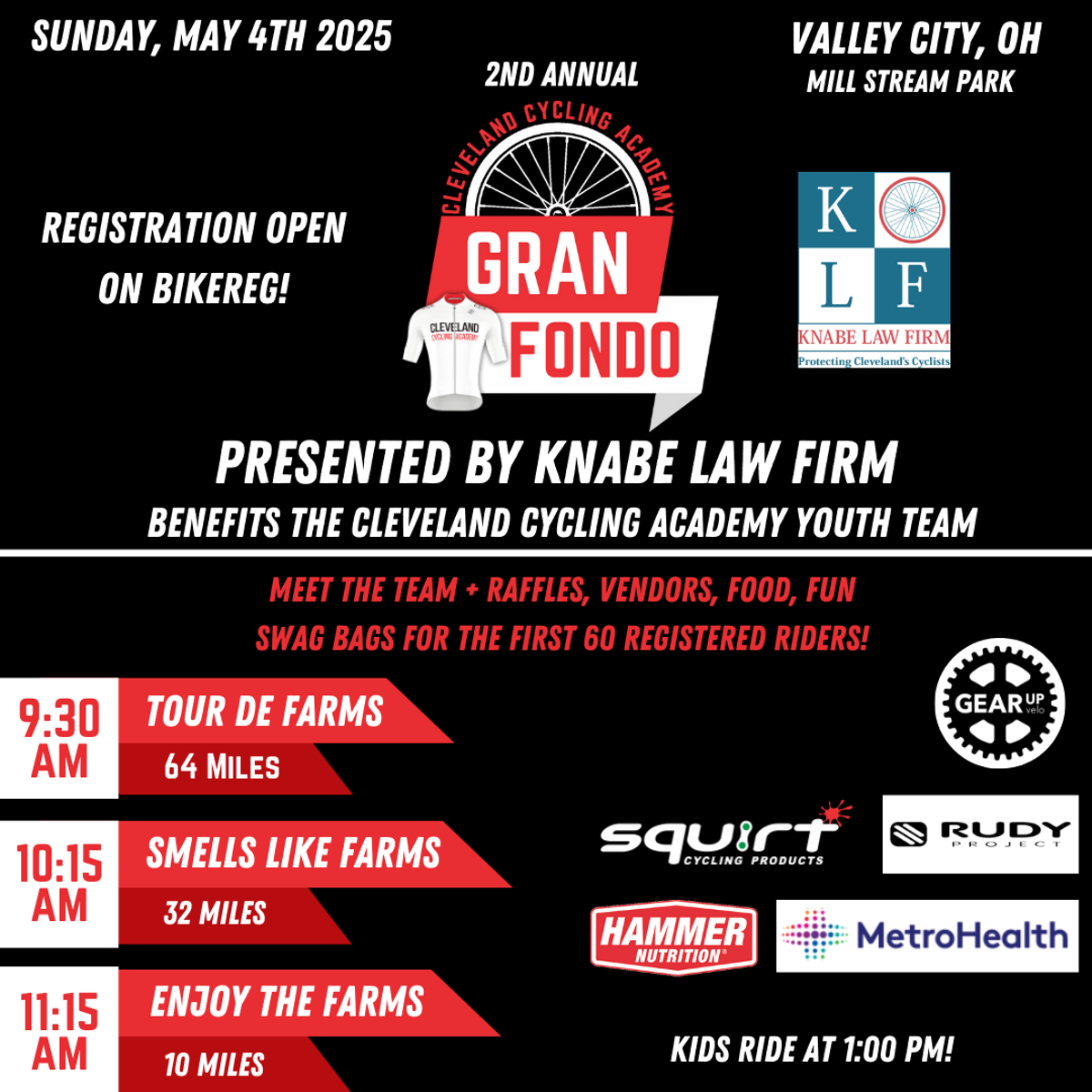Cleveland Cycling Academy Gran Fondo - Tour de Farms