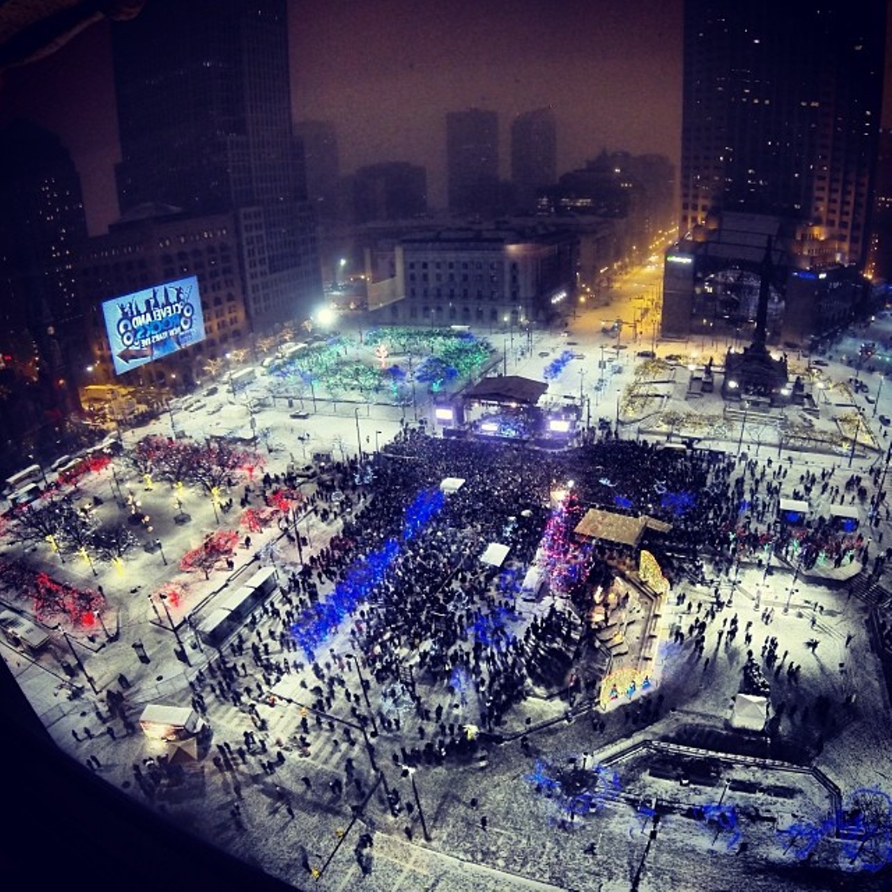 CLEVELAND ROCKS NYE 2014 By far one of the most epic events I have ever been a part of! #NYE #CLEVELAND #GOPRO #TIMELAPSE #PUBLICSQUARE