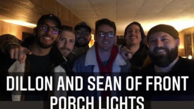 The Golden Boys Podcast guys and Front Porch Lights.