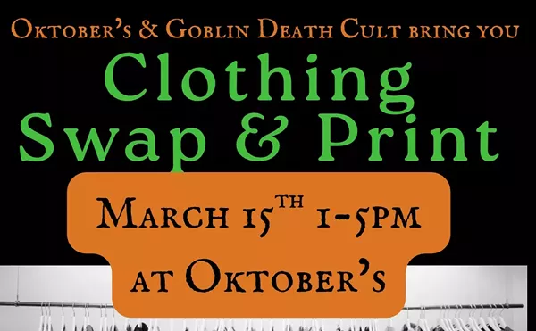 Image: Clothing Print & Swap with Goblin Death Cult at Oktober&rsquo;s