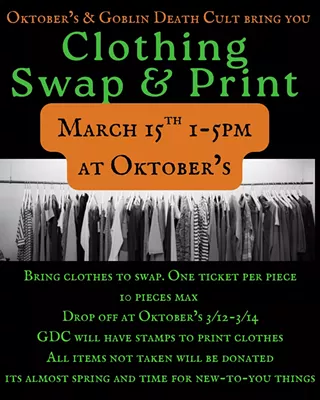 Clothing Swap & Print