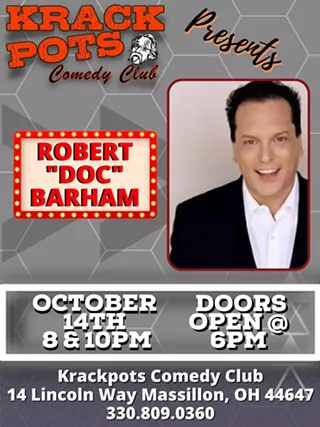 Image: Comedian Doc Barham at Krackpots Comedy Club Massillon