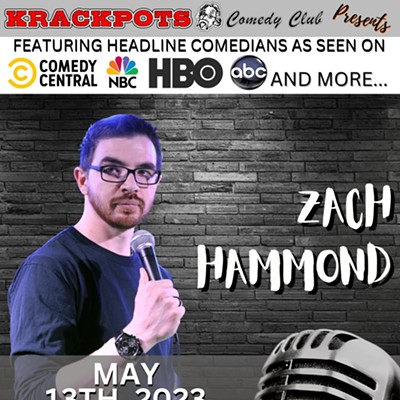 Comedian Zack Hammond at Krackpots Comedy Club, Massillon