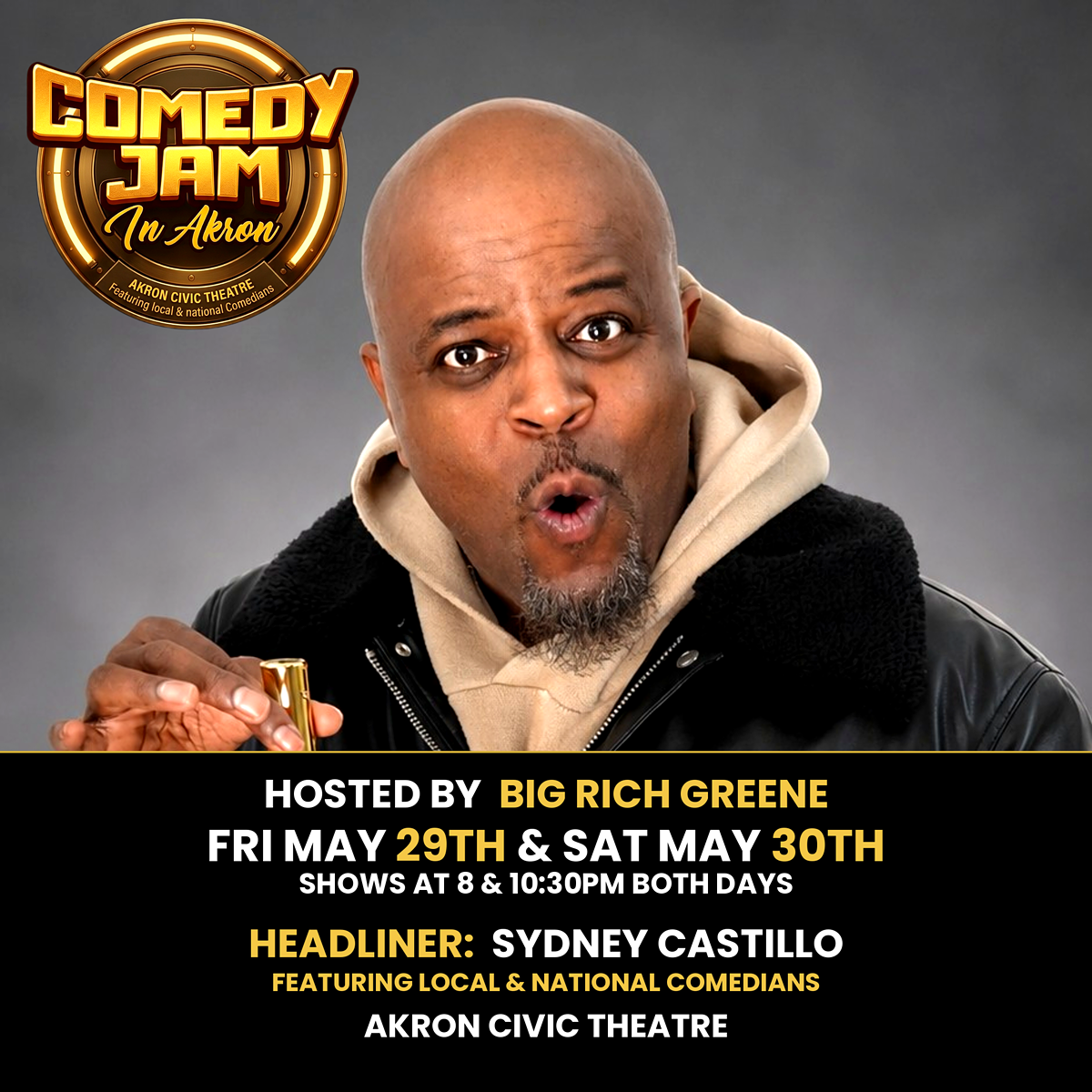 The Akron Comedy Jam 2026 - Headliner Sydney Castillo