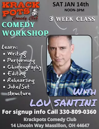 Image: Comedy Workshop with Lou Santini