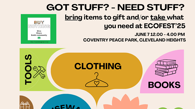 Image: Community Gifting Table: Bring what you don't need, pick up what you need