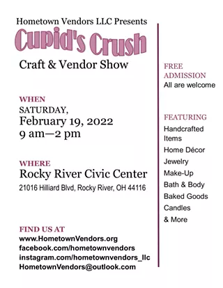 Image: Cupid's Crush Craft & Vendor Show