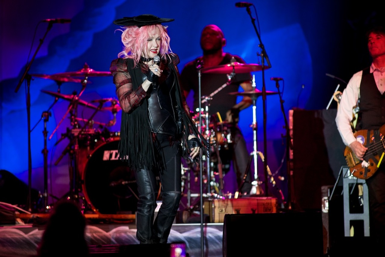 Cyndi Lauper Performing at Hard Rock Live