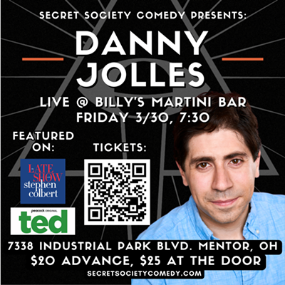 Danny Jolles | Secret Society Comedy In Mentor