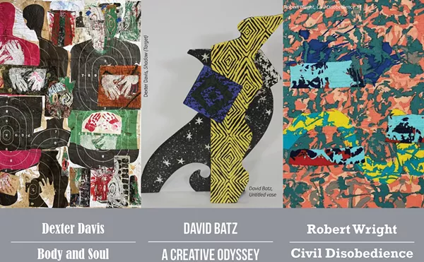Image: Dexter Davis, Body & Soul / Robert Wright Civil Disobedience / David Batz, A Creative Odyssey Opening Reception