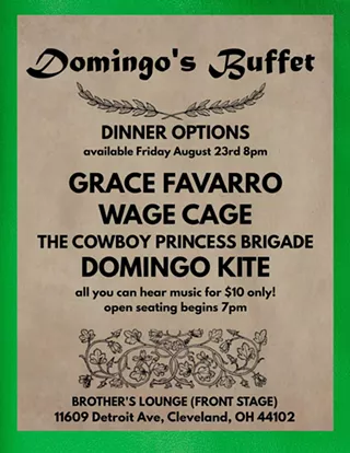 Image: Domingo's Buffet W/ Special Guests!