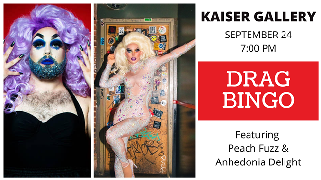 Image: DRAG BINGO: Featuring Peach Fuzz and Anhedonia Delight