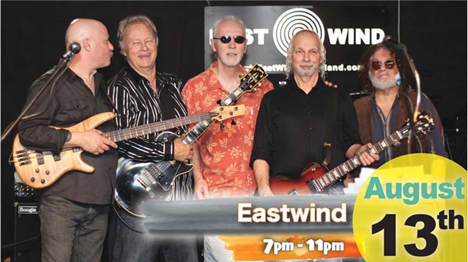 EAST WIND playing live at the Whiskey Island Still & Eatery in Cleveland!