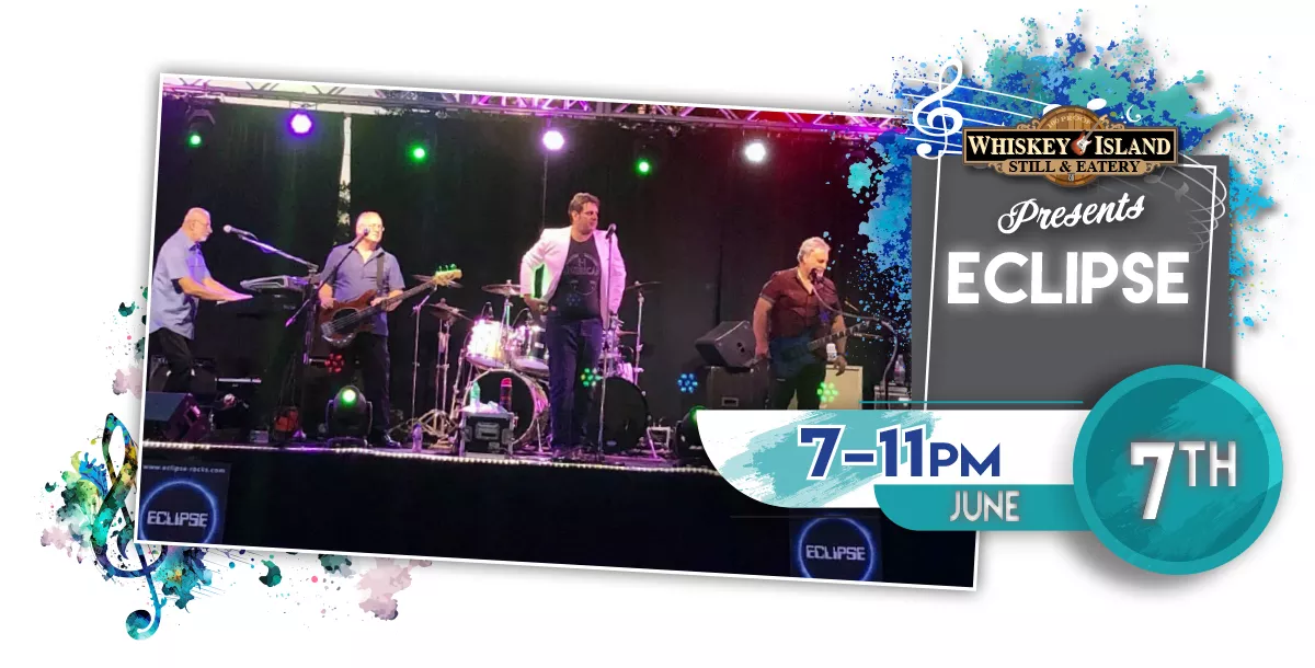 Eclipse LIVE @ Whiskey Island June 7th!