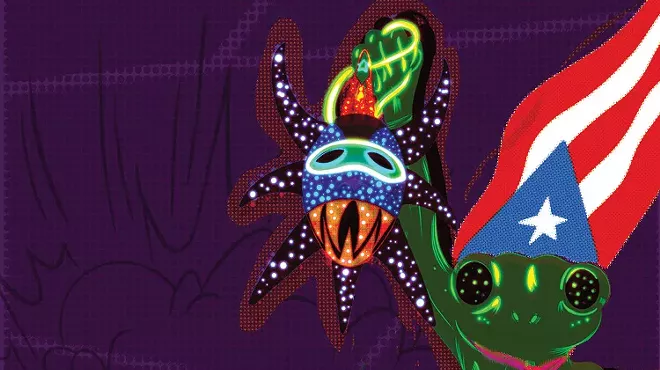 Image: El Coqu&iacute; Espectacular and the Bottle of Doom by Matt Barbot