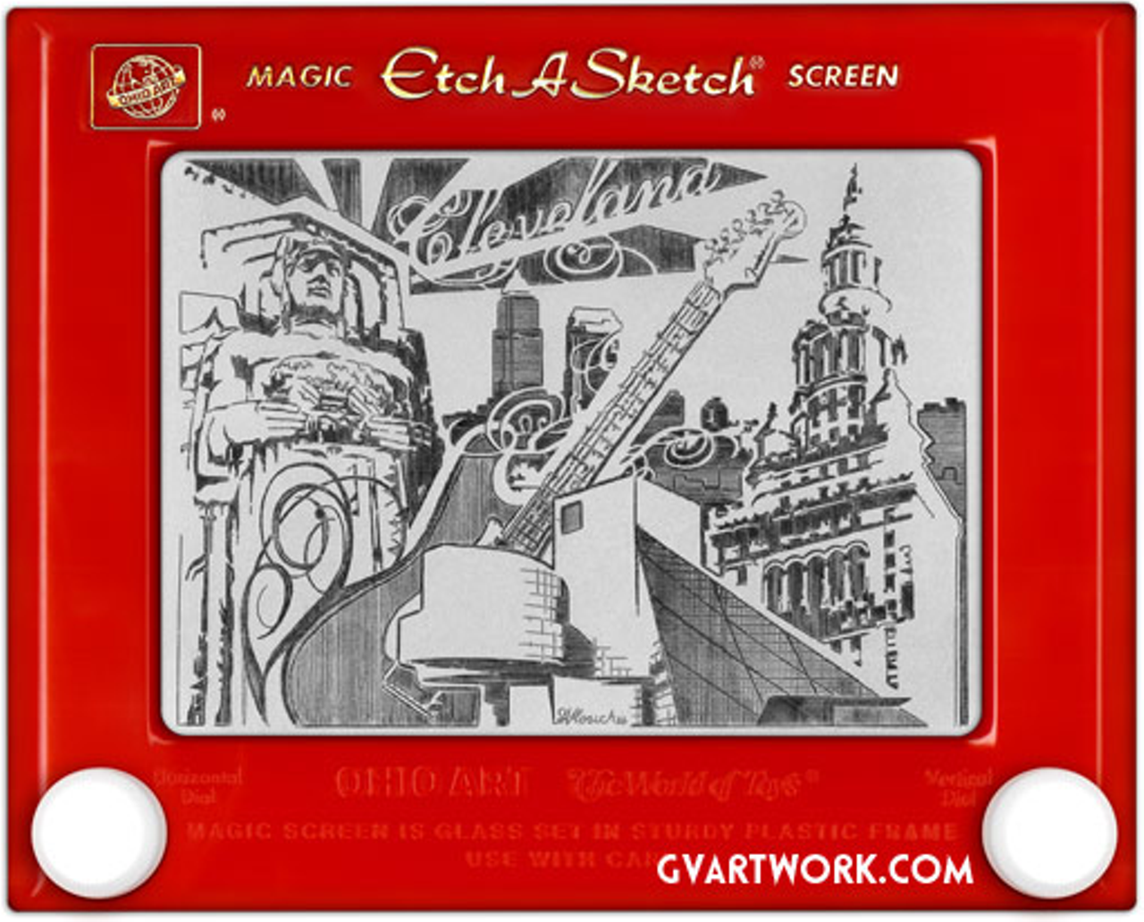 Etch A Sketch Embroidery Design | EmbroideryDesigns.com