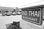 Even from the street, Pad Thai's pagoda-shaped roof - is an eye-catcher. - WALTER  NOVAK