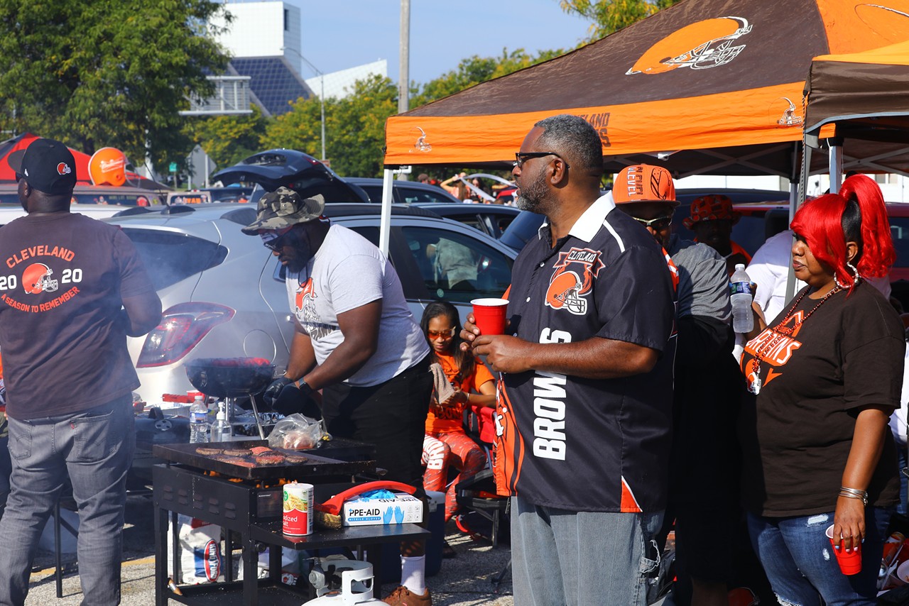 Tailgating - Muni Lot @ Browns Stadium