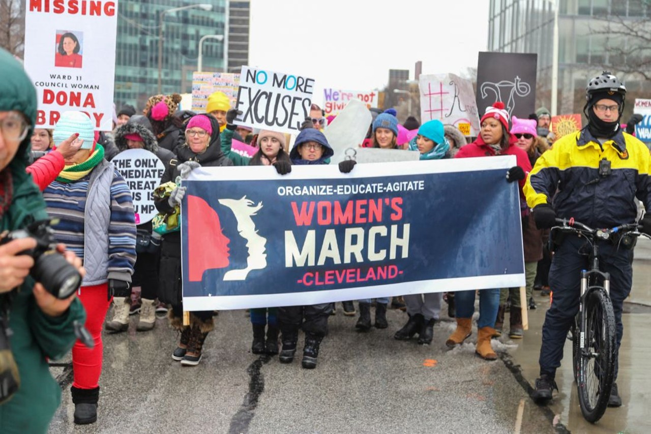 Fierce Photos From Women's March Cleveland 2020