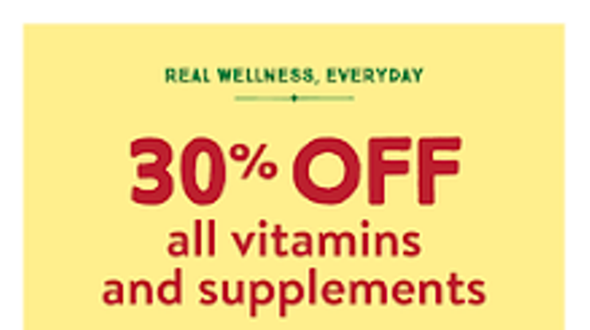 Image: Fresh Thyme Market Hosts 30% Off Vitamin & Body Care Sale