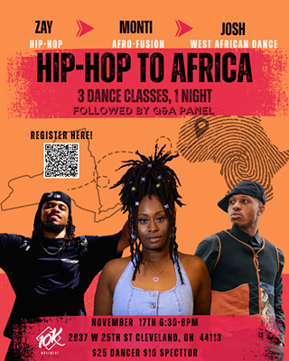From Hip Hop to Africa! A Dance Experience: 3 Classes, 1 Night!