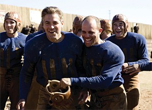 From ladies' man to man's man: George Clooney and crew in Leatherheads.