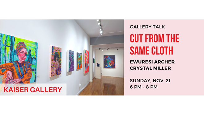 Image: Gallery Talk: Cut From The Same Cloth