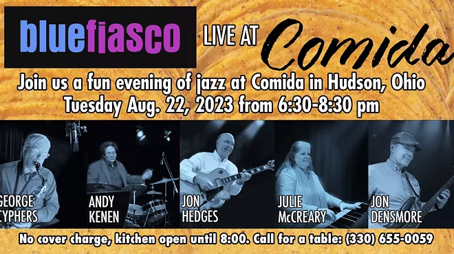 Image: 🎷 Get Your Jazz Groove On with Blue Fiasco at Comida 🌮 Tuesday, August 22nd, 6:30 - 8:30 pm 🎶