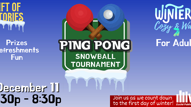 Gift of Stories: Winter, Cozy & Warm Ping Pong Snowball Tournament