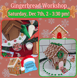 Gingerbread House Workshop at Lizzie's Bakery