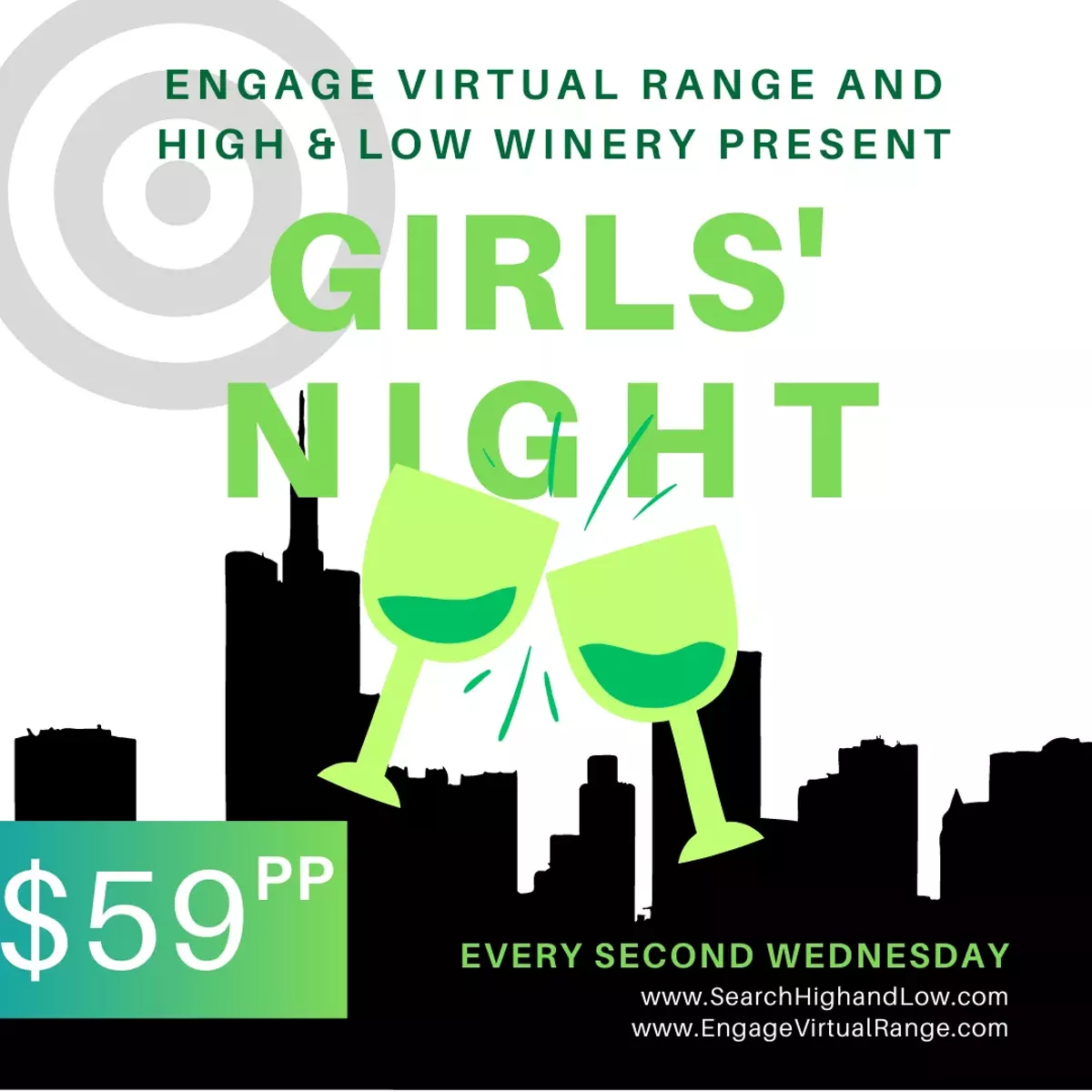 Fun night of virtual shooting for women