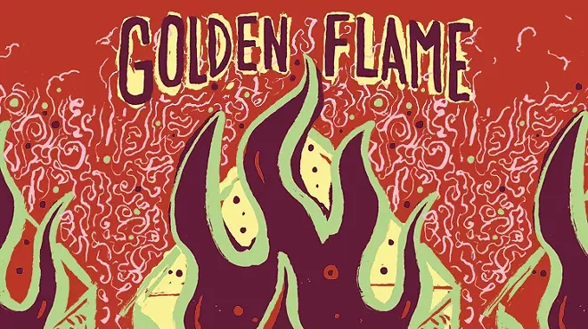 Image: Golden Flame Invitation