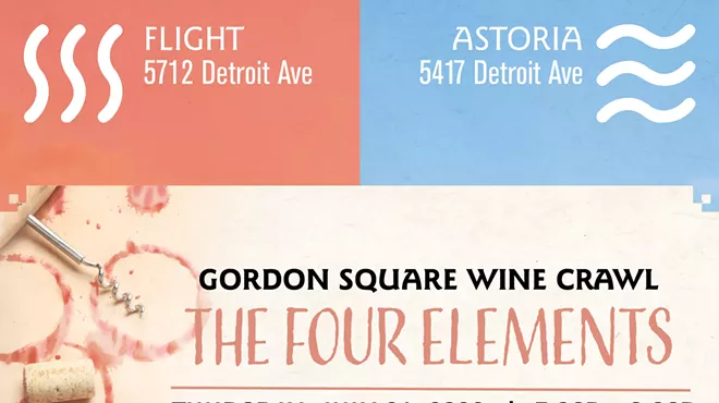 Image: Gordon Square Wine Crawl - The Four Elements