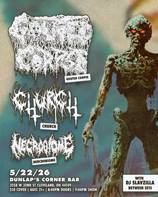 Gouted Corpse / Church / Necrobiome +DJ Slavzilla: A Night of Metal Music at Dunlap's Corner Bar